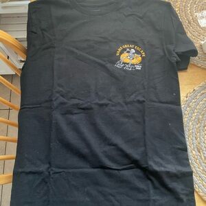 Vans Black Tee with Yellow Graphic